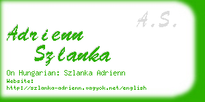adrienn szlanka business card